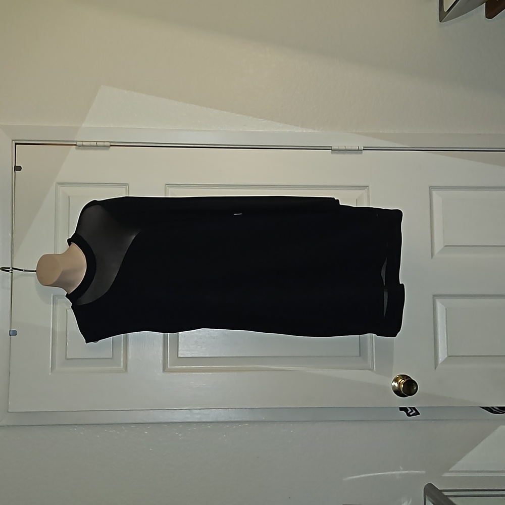 Cute black one sleeve dress